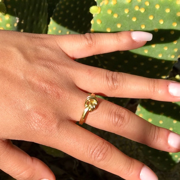 Dainty Gold Boho Stacking Ring Mother’s Day gift - Picture 3 of 4